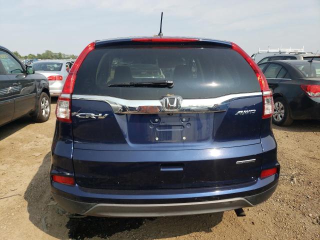 5J6RM4H45GL038305 - 2016 HONDA CR-V SE BLUE photo 6