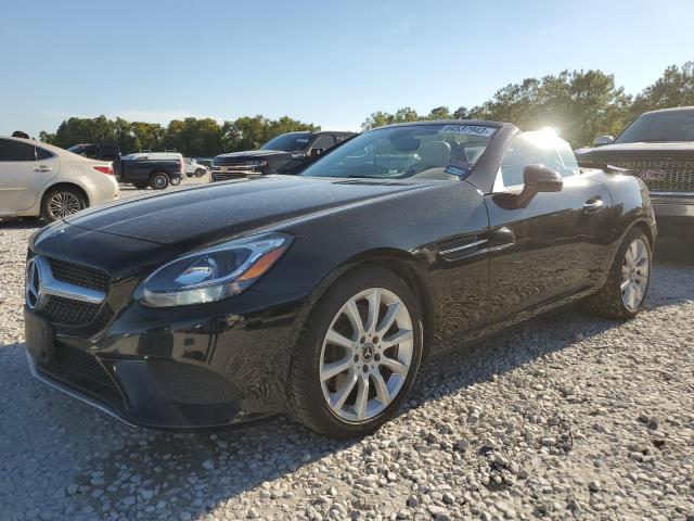 WDDPK3JA9JF155846 - 2018 MERCEDES-BENZ SLC 300 BLACK photo 1