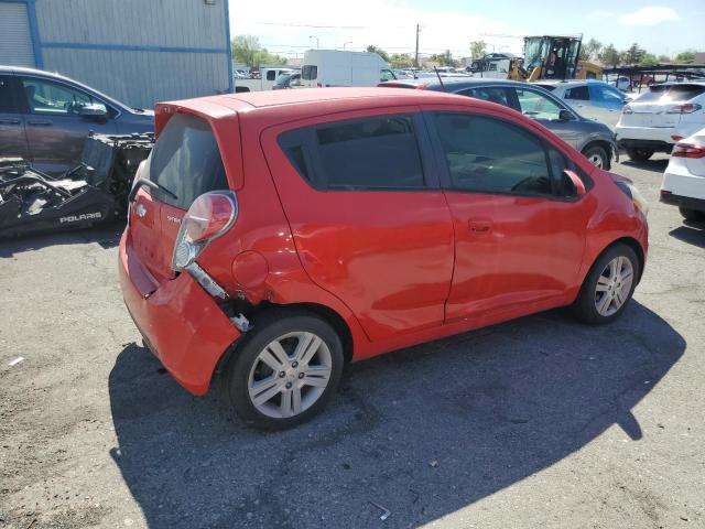 KL8CD6S97EC513762 - 2014 CHEVROLET SPARK 1LT RED photo 3