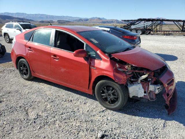 JTDKN3DU5D5700145 - 2013 TOYOTA PRIUS RED photo 4