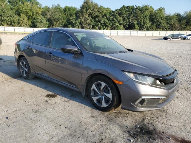 19XFC2F61KE004576 - 2019 HONDA CIVIC LX GRAY photo 4