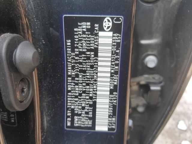 5YFS4MCE3MP070423 - 2021 TOYOTA COROLLA SE BLACK photo 13