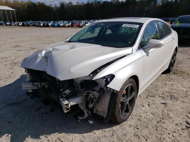 3FA6P0K98FR101870 - 2015 FORD FUSION TITANIUM WHITE photo 2