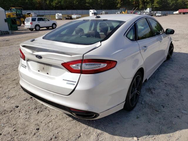 3FA6P0K98FR101870 - 2015 FORD FUSION TITANIUM WHITE photo 4