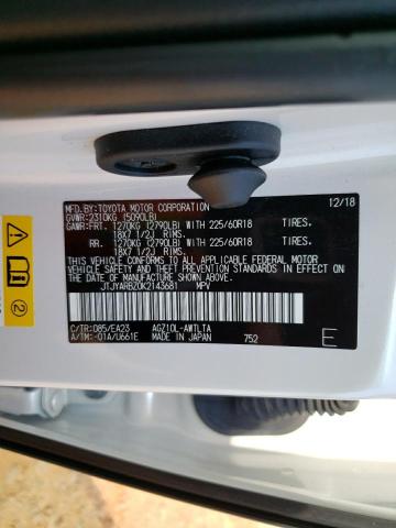 JTJYARBZ0K2143681 - 2019 LEXUS NX 300 BASE Ağ foto 12