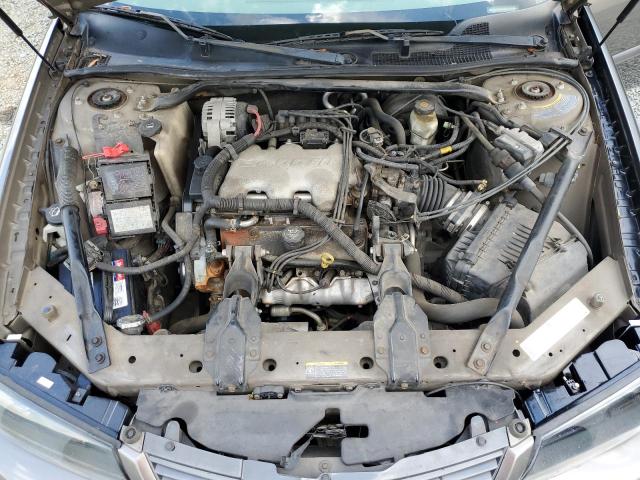 2G1WF52E039158310 - 2003 CHEVROLET IMPALA GRAY photo 11