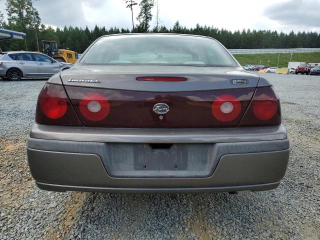 2G1WF52E039158310 - 2003 CHEVROLET IMPALA GRAY photo 6