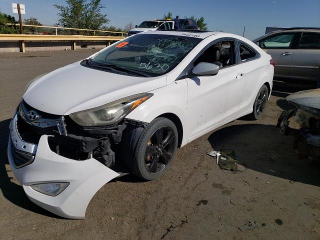 KMHDH6AH6EU025630 - 2014 HYUNDAI ELANTRA CO GS WHITE photo 1