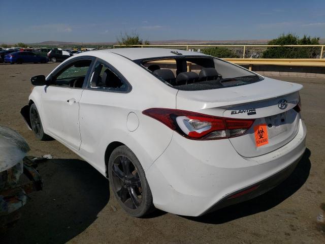 KMHDH6AH6EU025630 - 2014 HYUNDAI ELANTRA CO GS WHITE photo 2