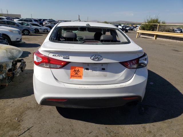 KMHDH6AH6EU025630 - 2014 HYUNDAI ELANTRA CO GS WHITE photo 6