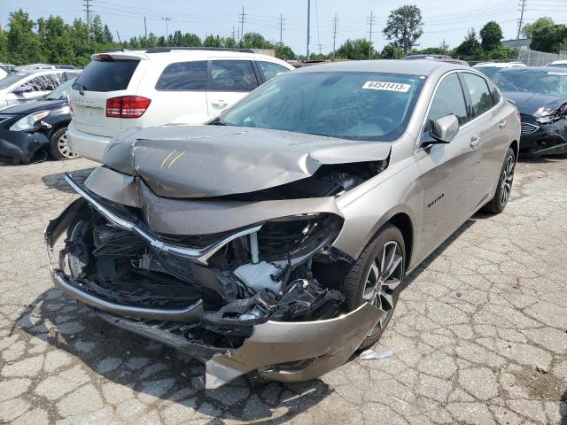 1G1ZG5ST8NF201262 - 2022 CHEVROLET MALIBU RS TAN photo 1