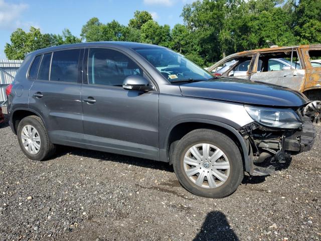 WVGCV3AX7EW620923 - 2014 VOLKSWAGEN TIGUAN S GRAY photo 4