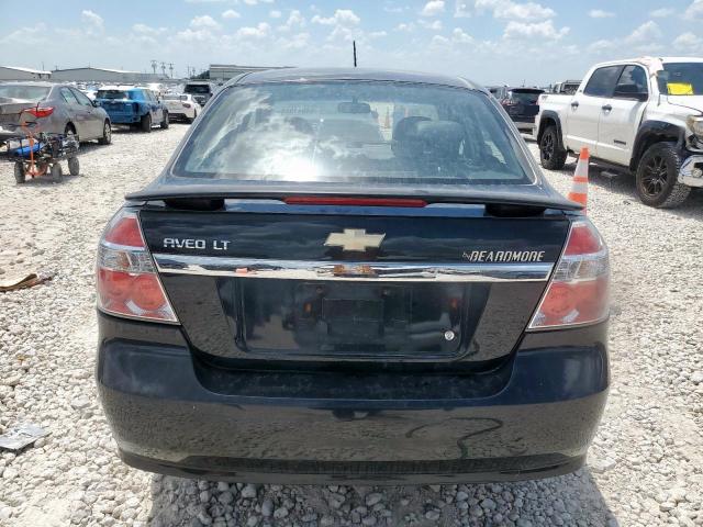 KL1TG56E69B649237 - 2009 CHEVROLET AVEO LT BLACK photo 6