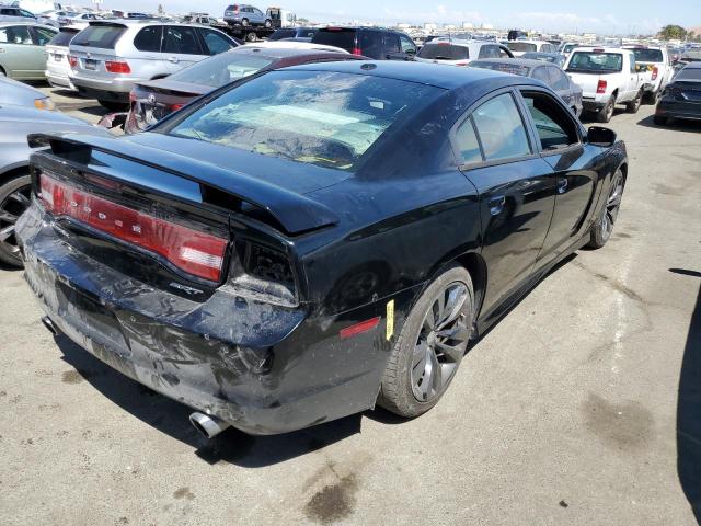 2C3CDXEJ0EH205532 - 2014 DODGE CHARGER SRT-8 BLACK photo 3