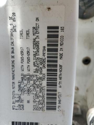 3TMCZ5AN3MM371571 - 2021 TOYOTA TACOMA DOUBLE CAB 白色 照片 13