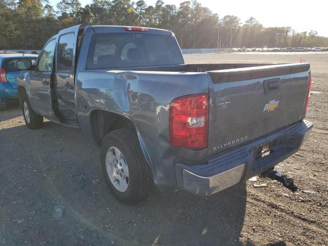 2GCEC13C071576629 - 2007 CHEVROLET SILVERADO C1500 CREW CAB BLUE photo 3