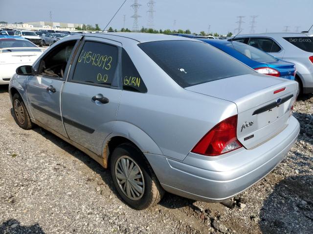 1FAFP33P14W149395 - 2004 FORD FOCUS LX SILVER photo 2