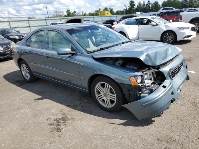YV1RS592152441838 - 2005 VOLVO S60 2.5T TURQUOISE photo 4