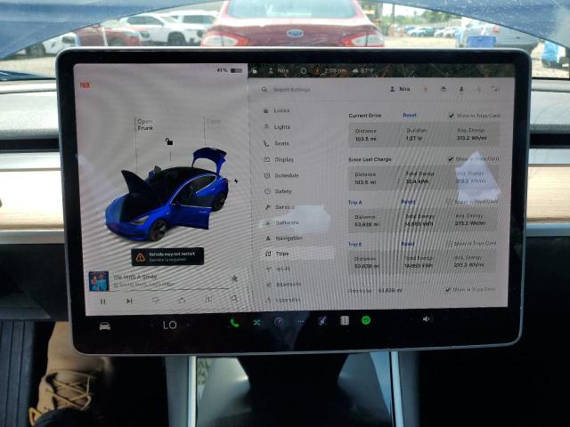 5YJ3E1EA9JF045964 - 2018 TESLA MODEL 3 蓝色 照片 9