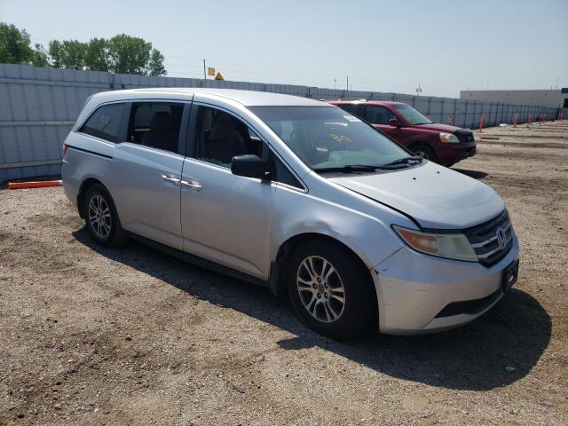 5FNRL5H4XCB058741 - 2012 HONDA ODYSSEY EX SILVER photo 4