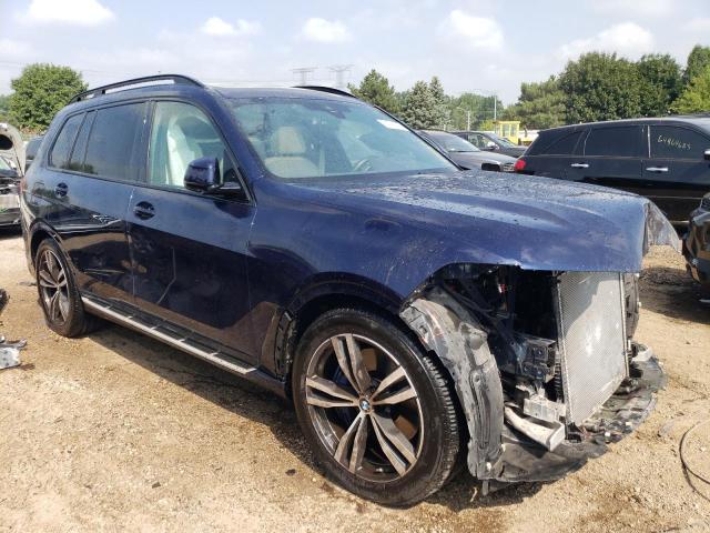 5UXCW2C04N9K09956 - 2022 BMW X7 XDRIVE40I BLUE photo 4