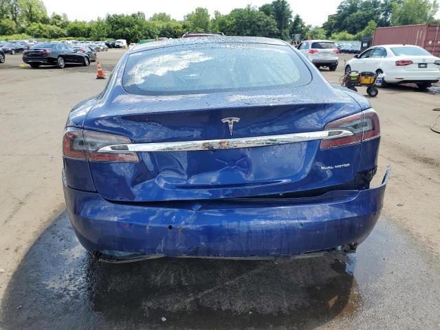 5YJSA1E24LF360738 - 2020 TESLA MODEL S Mavi foto 6