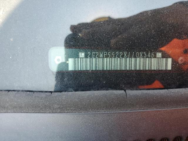 2G2WP552281108346 - 2008 PONTIAC GRAND PRIX 红色 照片 12