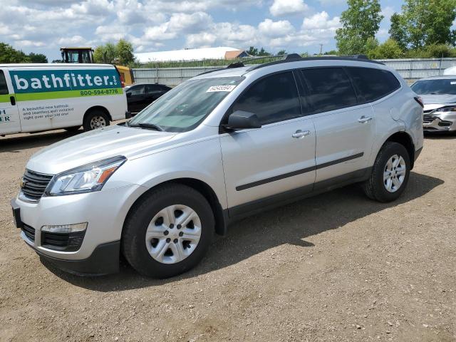 1GNKVFED6HJ311924 - 2017 CHEVROLET TRAVERSE LS SILVER photo 1