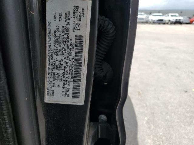 5TEGN92N74Z442759 - 2004 TOYOTA TACOMA DOUBLE CAB PRERUNNER BLACK photo 12