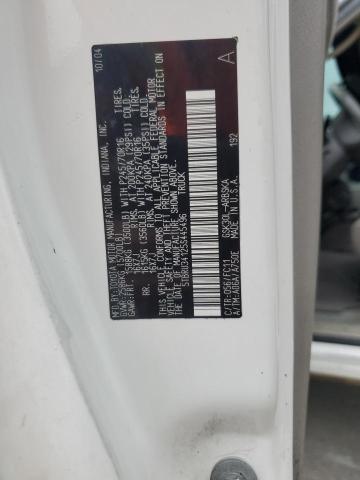 5TBRU34125S445496 - 2005 TOYOTA TUNDRA ACCESS CAB SR5 WHITE photo 12