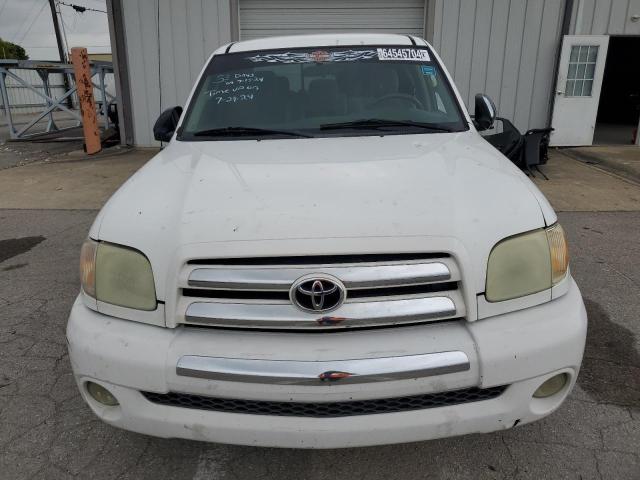 5TBRU34125S445496 - 2005 TOYOTA TUNDRA ACCESS CAB SR5 WHITE photo 5
