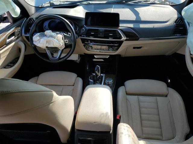 5UXTR7C55KLE97780 - 2019 BMW X3 SDRIVE30I SILVER photo 8