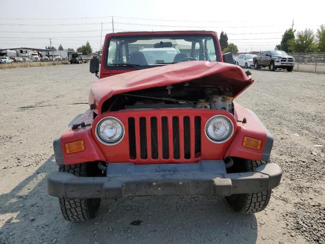 1J4FA39S42P773796 - 2002 JEEP WRANGLER / X RED photo 5