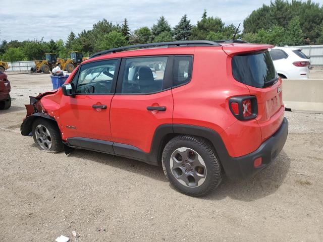 ZACCJAAH0FPC32346 - 2015 JEEP RENEGADE SPORT RED photo 2