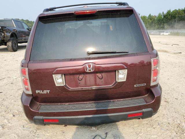 5FNYF18618B008475 - 2008 HONDA PILOT EXL BURGUNDY photo 6