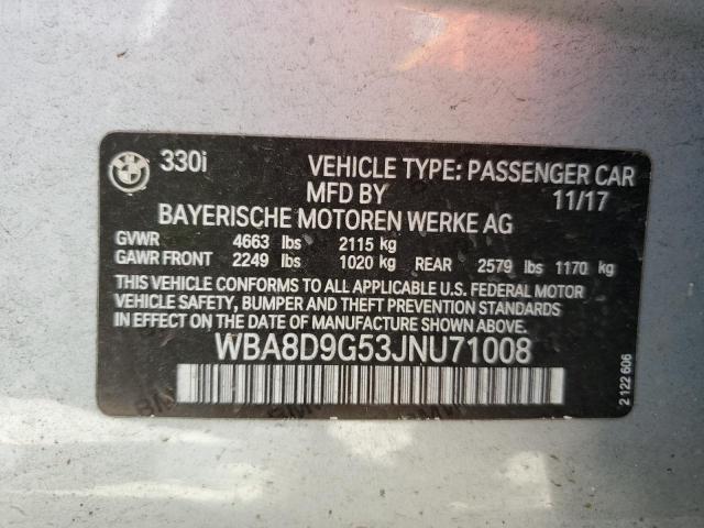 WBA8D9G53JNU71008 - 2018 BMW 1100GS XI SILVER photo 12