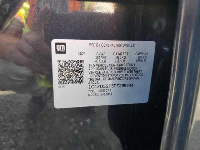 1G1ZD5ST5PF209444 - 2023 CHEVROLET MALIBU LT BLUE photo 12