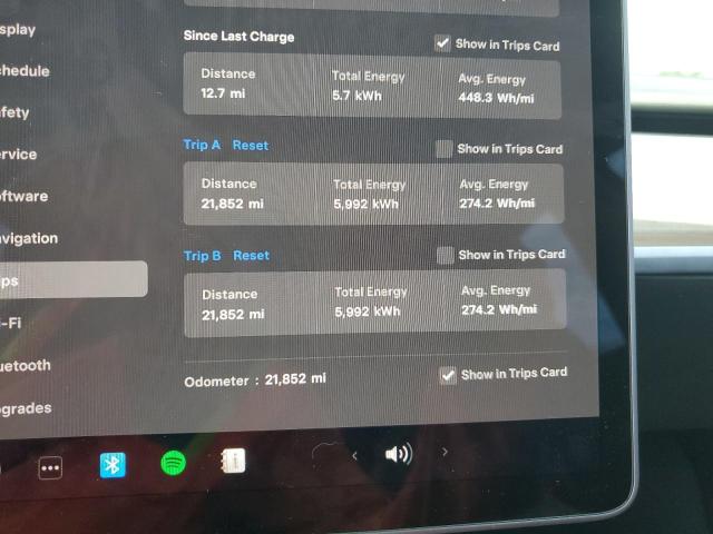 5YJ3E1EA9PF691823 - 2023 TESLA MODEL 3 Gri fotoğraf 9