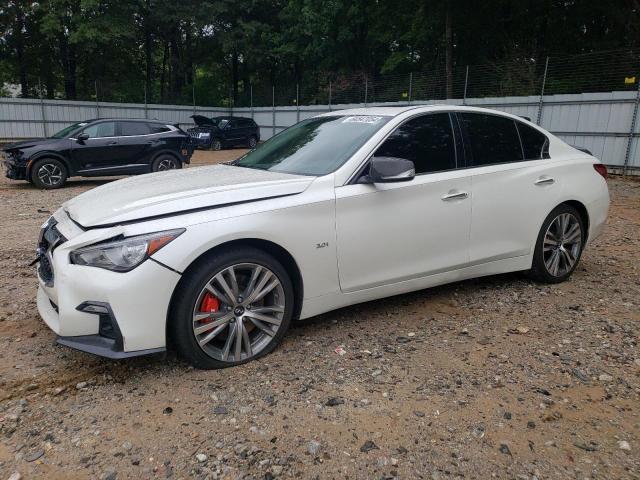 JN1EV7ARXJM440849 - 2018 INFINITI Q50 LUXE WHITE photo 1