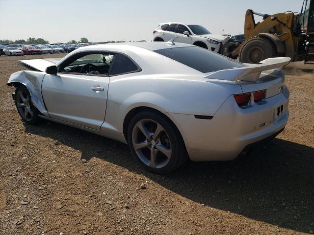 2G1FB1E35D9142913 - 2013 CHEVROLET CAMARO LT SILVER photo 2