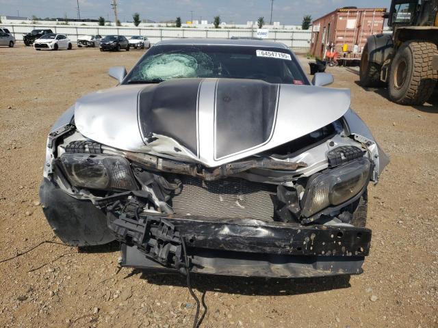 2G1FB1E35D9142913 - 2013 CHEVROLET CAMARO LT SILVER photo 5