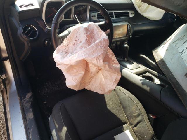 2G1FB1E35D9142913 - 2013 CHEVROLET CAMARO LT SILVER photo 8