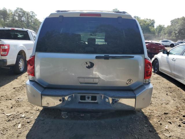 5N1AA08B44N733650 - 2004 NISSAN ARMADA SE SILVER photo 6