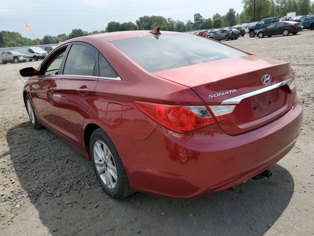 5NPEB4AC7BH138169 - 2011 HYUNDAI SONATA GLS RED photo 2