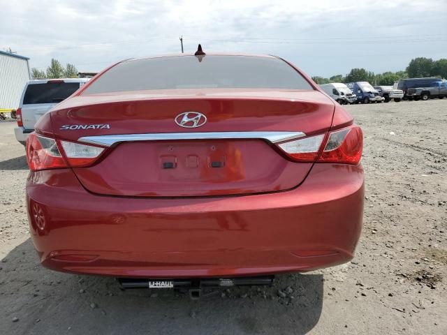 5NPEB4AC7BH138169 - 2011 HYUNDAI SONATA GLS RED photo 6