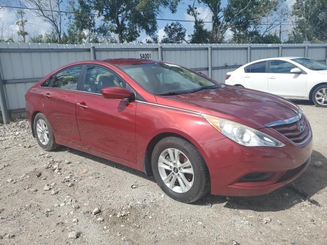 5NPEB4AC1CH447282 - 2012 HYUNDAI SONATA GLS RED photo 4