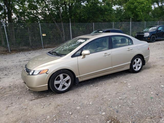 1HGFA16978L081187 - 2008 HONDA CIVIC EXL BEIGE photo 1