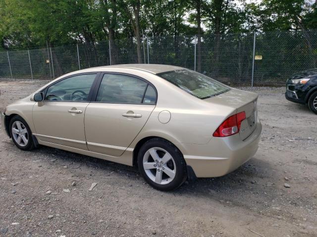 1HGFA16978L081187 - 2008 HONDA CIVIC EXL BEIGE photo 2