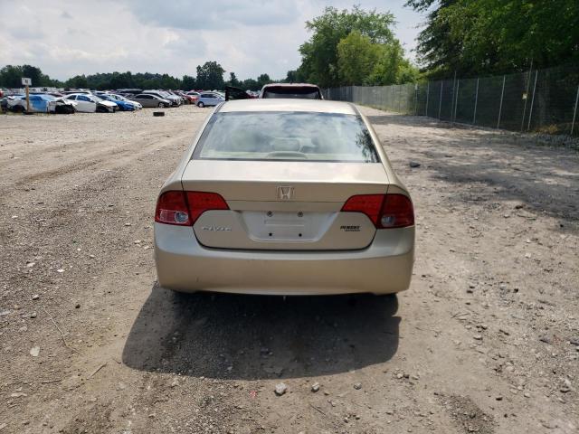 1HGFA16978L081187 - 2008 HONDA CIVIC EXL BEIGE photo 6