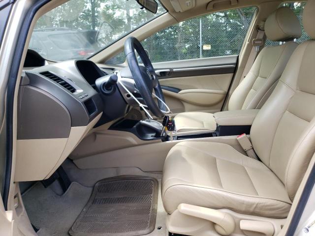 1HGFA16978L081187 - 2008 HONDA CIVIC EXL BEIGE photo 7